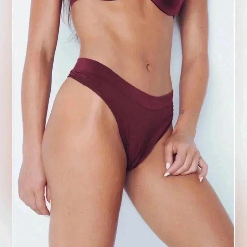 NWT lot x 8 La Senza/ Aerie lightweight no show  lace thong panty underwear XS